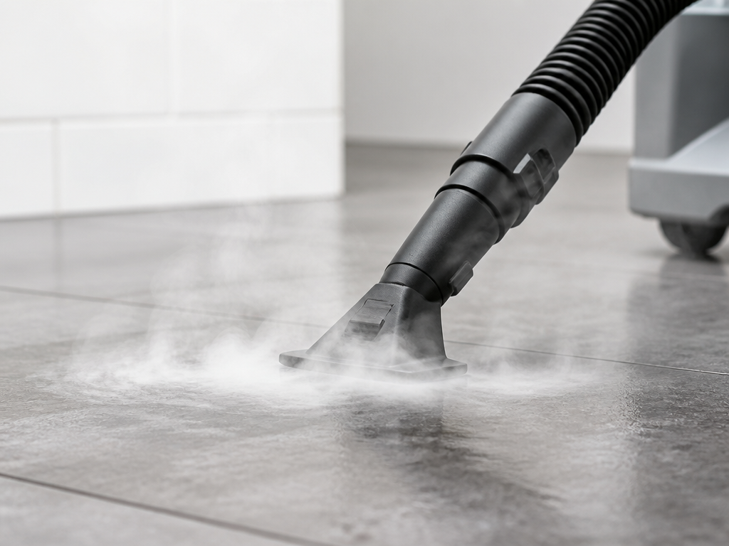 Désinfection à la vapeur sèche à 180°C sur sols et textiles dans un logement du 06