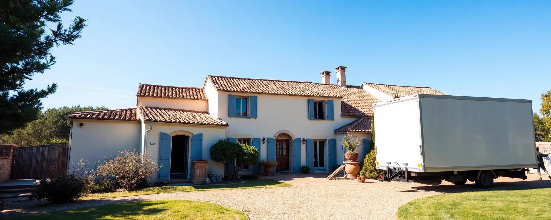 Intérieur de maison vidé et propre après débarras à Nice